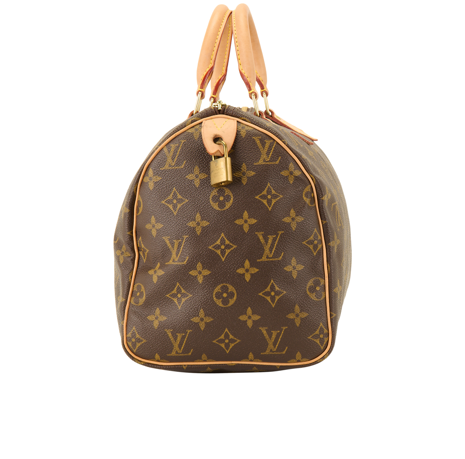 Speedy 30, &pound;850, Handbags, Brown, Leather, Bottom view